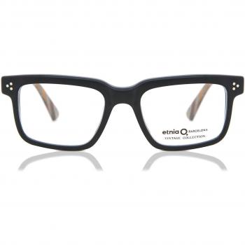 Etnia Barcelona Quinn BKBR Men's Eyeglasses Black Size 52 - Frame Only - Blue Light Block Available