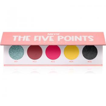 Paleta de Sombras Miyo The Five Points Tono 17 Bienvenido a Miami 1 Ud