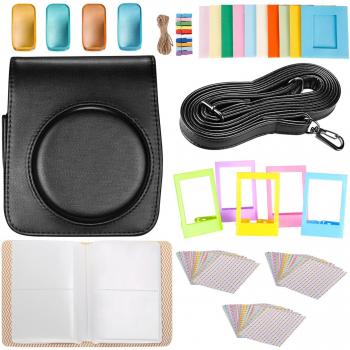 Neewer 25-en-1 Kit Accesorios para Fujifilm Instax Mini 70: Caja de Cámara/Álbum/Filtros de Color/Marcos de Mesa de Cine/Marcos de Pared/Pack