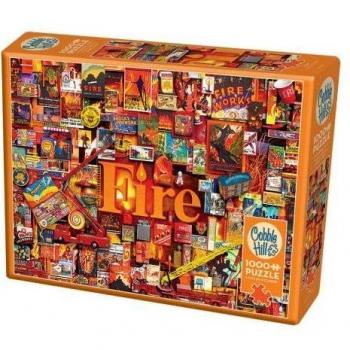 Cobble Hill Fire 1000-Piece Puzzle by Shelley Davies