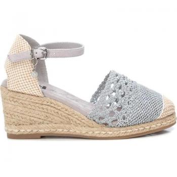 Zapato de Mujer XTI 142333 Beige con Hebilla, Sandalias de Mujer XTI 142333 Plomo