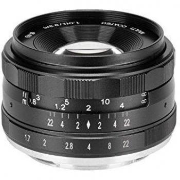 Lente Meike 35mm f/1.7 Manual Focusing para Micro Cuatro Tercios