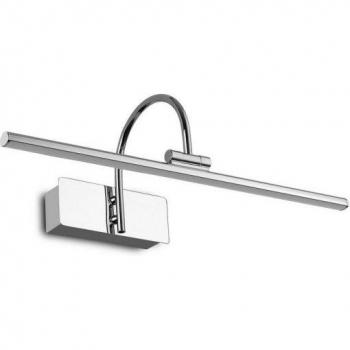 Aplique de Pared LED Cromo pulido 1 bombilla 19,5cm