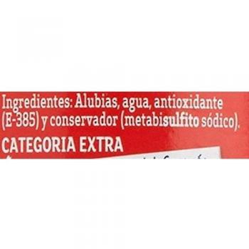 Luengo Alubia Blanca Cocida, Bajo Contenido en Sal - 570 gr