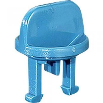 Blue Locking Handle Caps for Manual Lid Operation (Set of 4)
