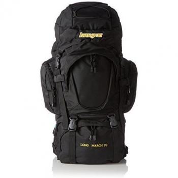 AspenSport Long March Rodmann Mochila, Negro, 80 x 45 x 32 cm, 70 Liter, AB15Y04