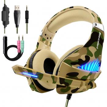 Cascos auriculares Premium Stereo con Microfono para PS4 PC Xbox one