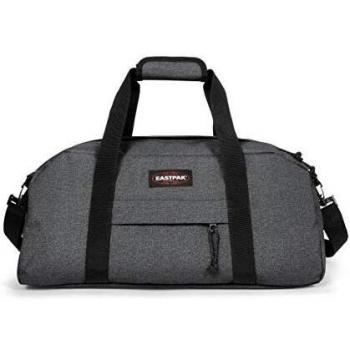 Eastpak Stand + Travel Duffle Bag, 25 x 53 x 24 cm, 34 L - Black Denim (Grey)