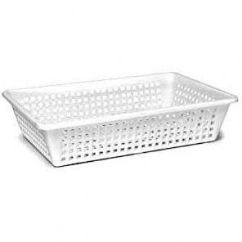 Cesta Forata Blanca 40x30x10 cm Polipropileno 2250 Giganplast