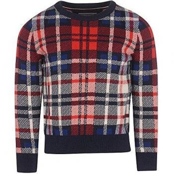 Tommy Hilfiger - Tommy Tartan CN Sweater L/S - JERSÉI NIÑO