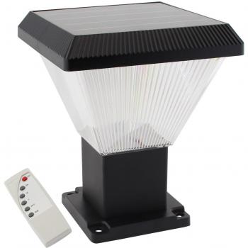 Farola LED Solar VILLA S3 UFO 60W con Control de Color CCT+RGB, RGB + Blanco Dual