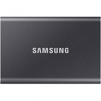 SSD Externo Portátil Samsung T7 de 2 TB - USB 3.2 Gen 2 - Cifrado AES de 256 bits - Gris Titanio