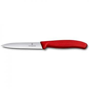 Victorinox Cuchillo, Acero Inoxidable, Rojo, Mediano