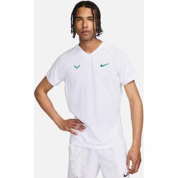 Camiseta de Tenis Nike Dri-Fit Court Advantage RAFA para Hombre - Blanco, Talla M