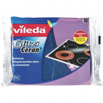 Vileda Glitzi Ceran - Pao de limpieza para vitrocermicas, 3 x paquete de 2