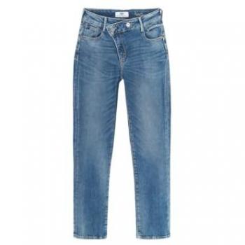 Le Temps des Cerises High-Waisted Pulp Push-Up 7/8 Regular Fit Women's Jeans in Blue