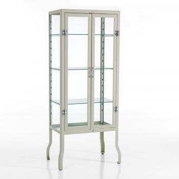 Vitrina alta 2 puertas avorio brillante Mash 70x161x45 cm