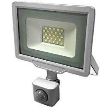 Foco LED 20W con Sensor, 6000K, IP65, 1600 lm