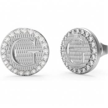 Pendientes Guess Eternelle de acero plateado