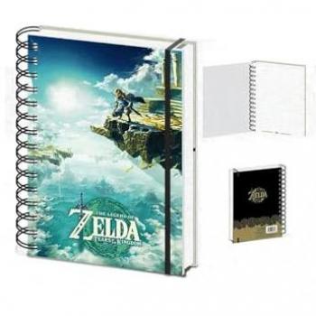 Cuaderno anillas A5 Zelda 3D Tears Pyramid