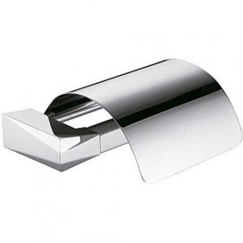 Clever 99475 Accesorio Portarrollo con Tapa, Platinum, Cromado