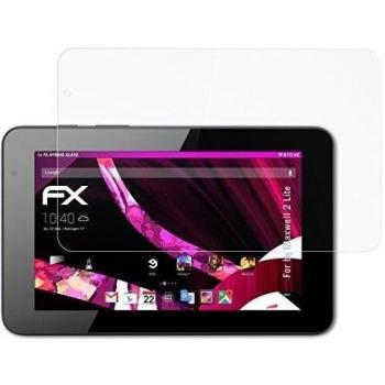 atFoliX Lámina Protectora de Cristal bq Maxwell 2 Lite Película Vidrio - FX-Hybrid-Glass