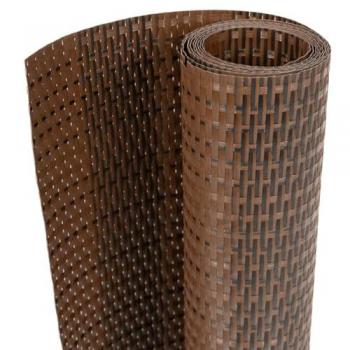 Toldo para balcón ratán sintético 600x90 cm color antracita, marrón y negro, marrón claro, perfecto para plantas y animales, múltiples usos malla para ventilación, seguridad, ventana, jardín