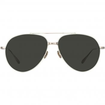 Linda Farrow MARCELO LFL1421 C6 Men's White Sunglasses 61mm
