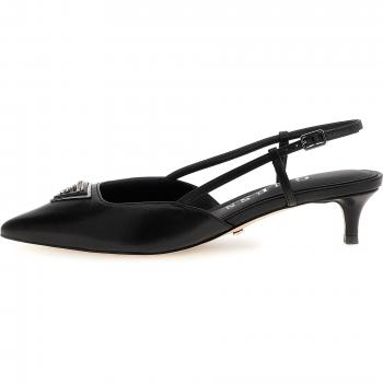 Guess Women's Jesson Leather Heeled Slingback Pumps