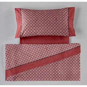 ES-Tela - Juego de sábanas Estampadas Dani Color Malva