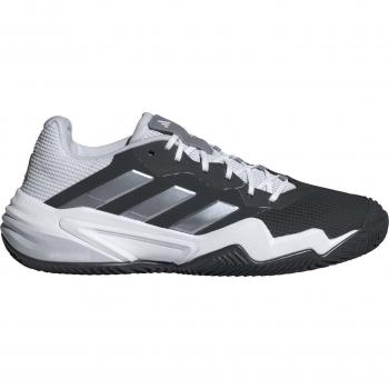 Adidas Barricade 13 Zapatilla de Tenis Tierra Batida para Hombres - Negro, Blanco, Tamaño 47 1/3 - Rendimiento Superior y Comodidad Máxima
