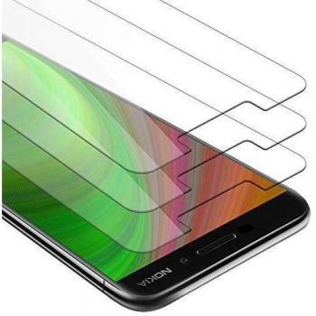 Pack de 3 Películas Protectoras de Vidrio Templado para Nokia 6.1 - Alta Transparencia y Dureza 9H, Compatible con 3D Touch