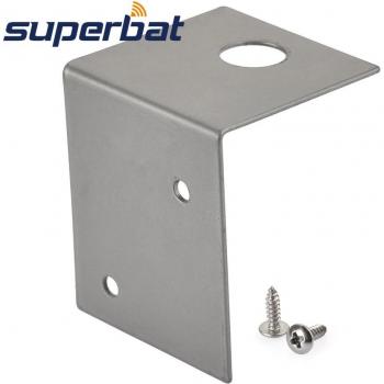 Base de montaje para antena Superbat, soporte en L con orificio de 11,88 mm de diámetro para cámaras HCO Spartan GoCam y BolyGuard MG983G-30M