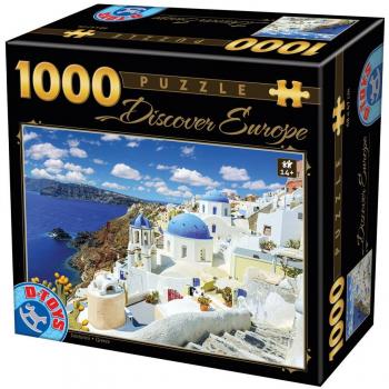 Puzzle Santorini 1000 piezas - D-Toys Discover Europe