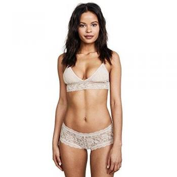 Hanky Panky Women's Signature Lace Padded Triangle Bralette - Chai, Size: Medium
