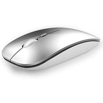 Coener T9 Ratón Inalámbrico Delgado,Portatil Silencioso Ratón con Receptor Nano,1600 dpi Mango Ergonómico Wireless Mouse para Macbook, PC, Ordenador Portáti