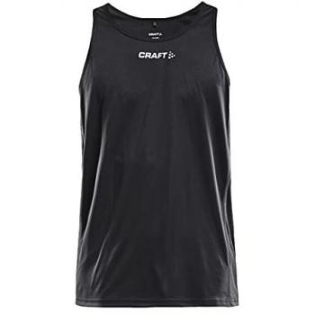 Craft Rush Men's Sleeveless Jersey - Black Polyester 3XL