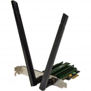 StarTech.com PCI Express AC1200 Dual Band Wireless-AC Network Adapter - PCIe 802.11ac WiFi Card - 2.4 / 5GHz Wireless-AC Card