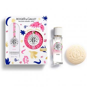 Roger & Gallet Rose Wellbeing Gift Set - 30ml Fragrant Water + 100g Soap