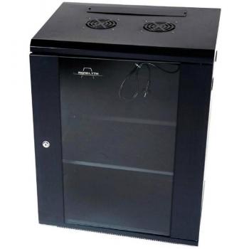 Monolyth Armario Rack Mural 15U SH6415 600x450mm con 1 Fondo, 1 Ventilador, 2 Llaves