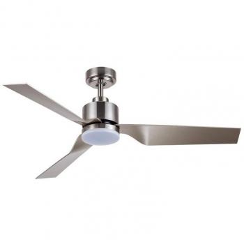 Ventilador de techo silencioso DC Ekos níquel LED 15W