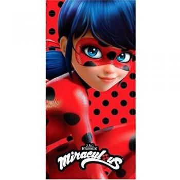 New Import NI-821-256 Toalla de Playa con Diseño Lady Bug, Poliéster, 30x5x35 cm