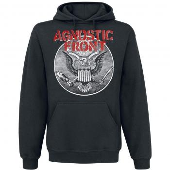 Agnostic Front All Against All Sudadera con Capucha Negro M