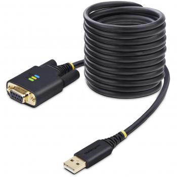 Cable USB a serie StarTech.com 1P10FFCN-USB-SERIAL, color negro, longitud de 3 metros, con conector USB Type-A y DB-9