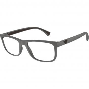 Armazones Emporio Armani EA3147 5126 para Hombre Grises con Lentes Recetadas de 53