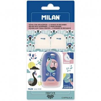 Blíster Afilaborra MILAN Capsule Peacock + 2 Gomas de Recambio