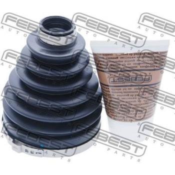FEBEST Juego de fuelles para juntas homocinéticas 0217P-J32, incluye dos fuelles, abrazaderas y grasa, fabricado con material de alta resistencia a la abrasión y temperaturas extremas, compatible con múltiples modelos de vehículos