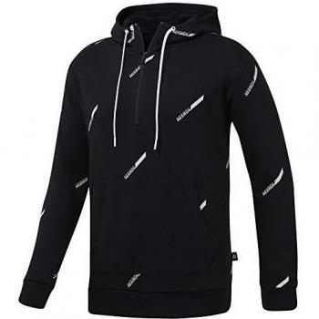 Reebok Myt Fleece Hoodie Sudadera, Hombre, Negro, M