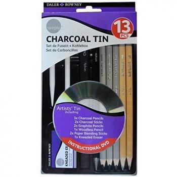 Daler Rowney Simply Carboncillo EST. Metál - 13 Uds.