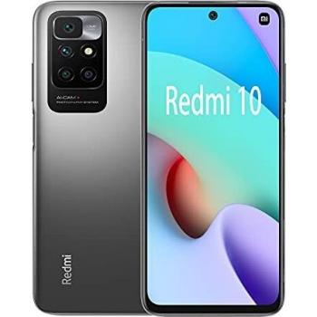 Xiaomi Redmi 10 - Smartphone 4GB + 64GB, 6.5 FHD+ DotDisplay, MediaTek Helio G88, Cámara Cuádruple